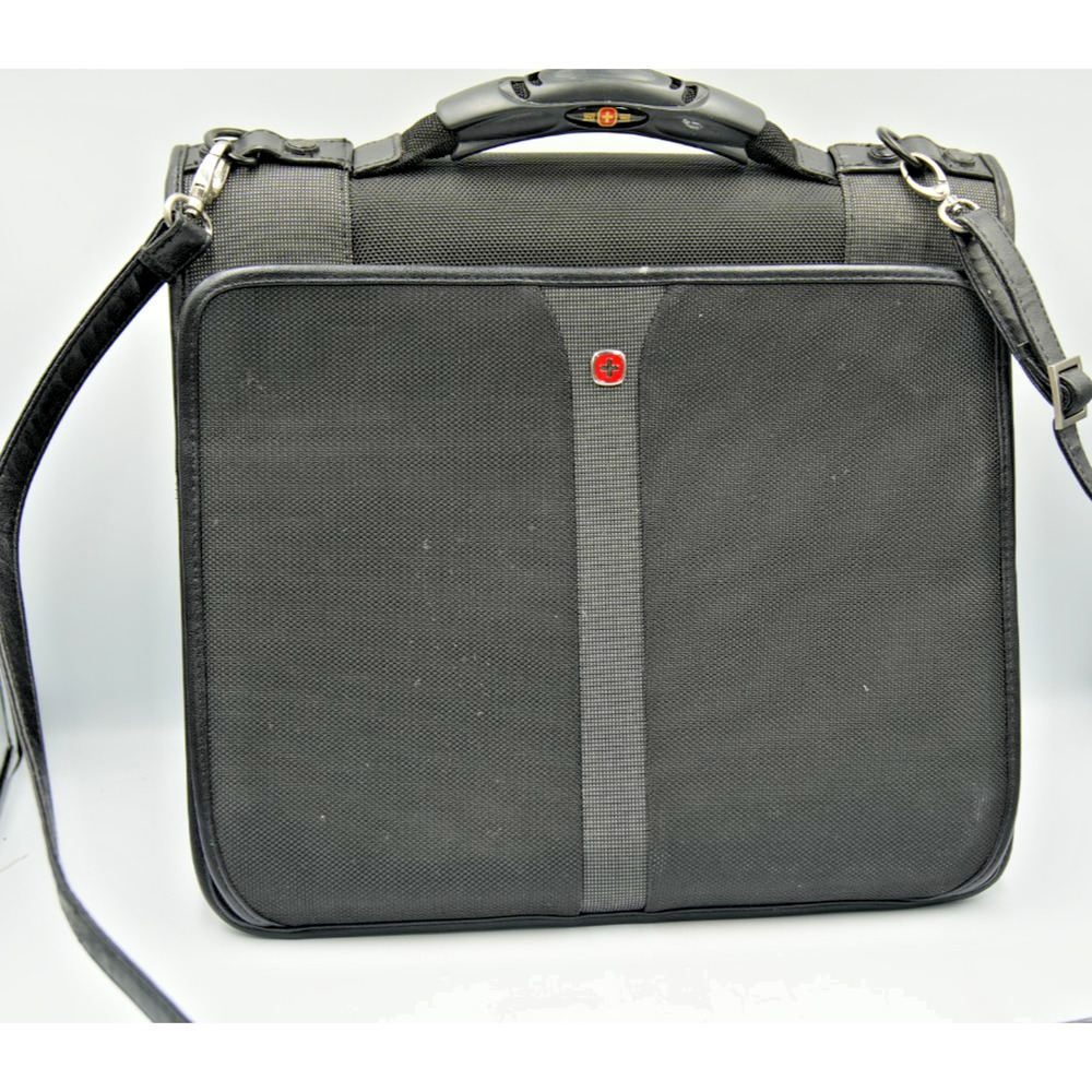 Wenger Black Slim Laptop Briefcase / Work Bag‎ Gently Used